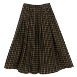 Vintage Classic Tartan Flare Skirt