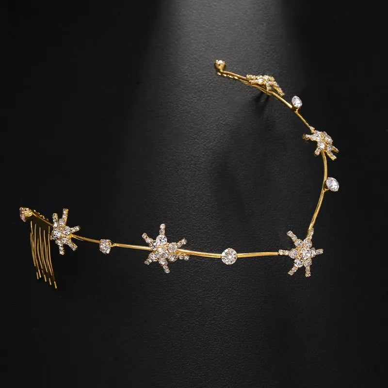 Ethereal Crystal Constellation Hair Pin