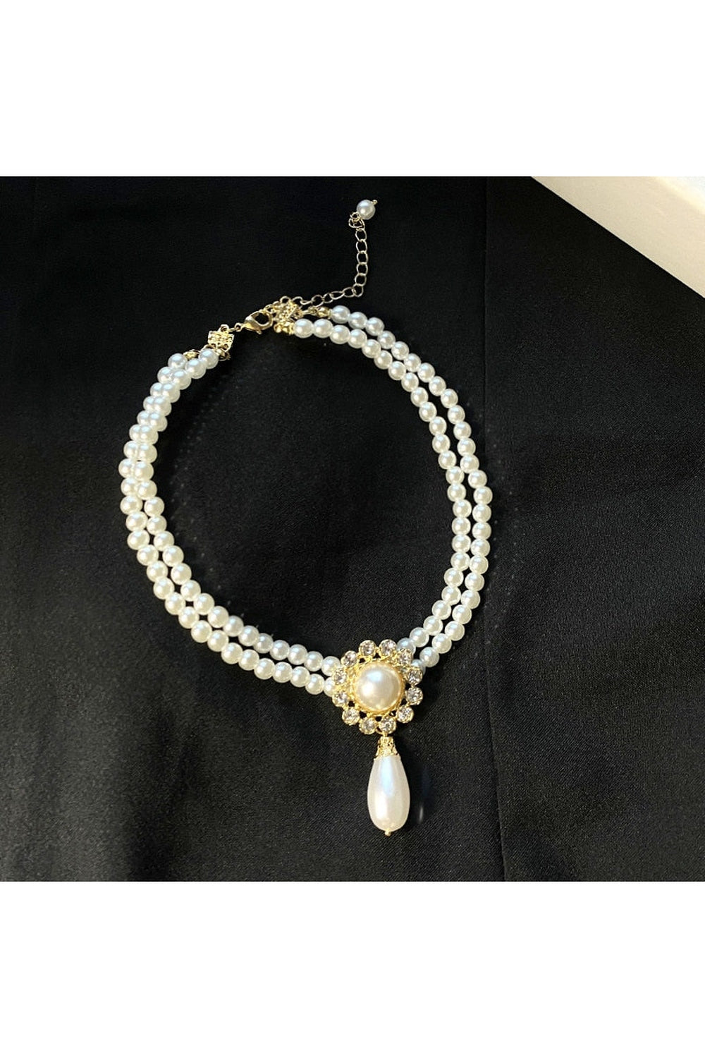 Fairy Three-layer Pearl Collar Choker