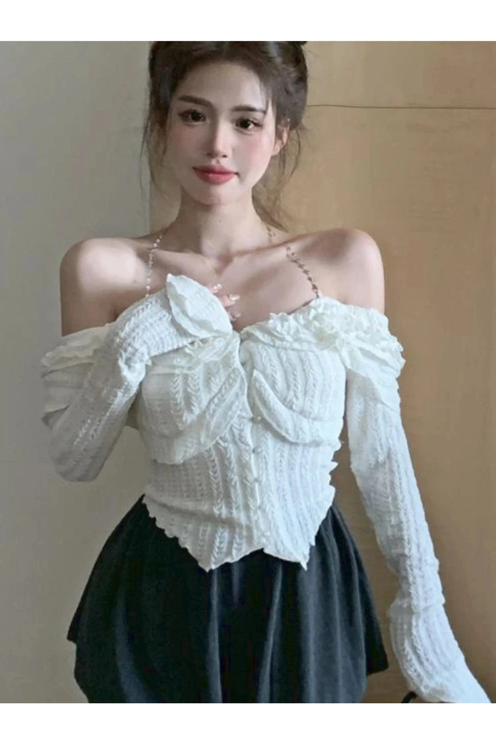 White Sexy Kawaii Blouse