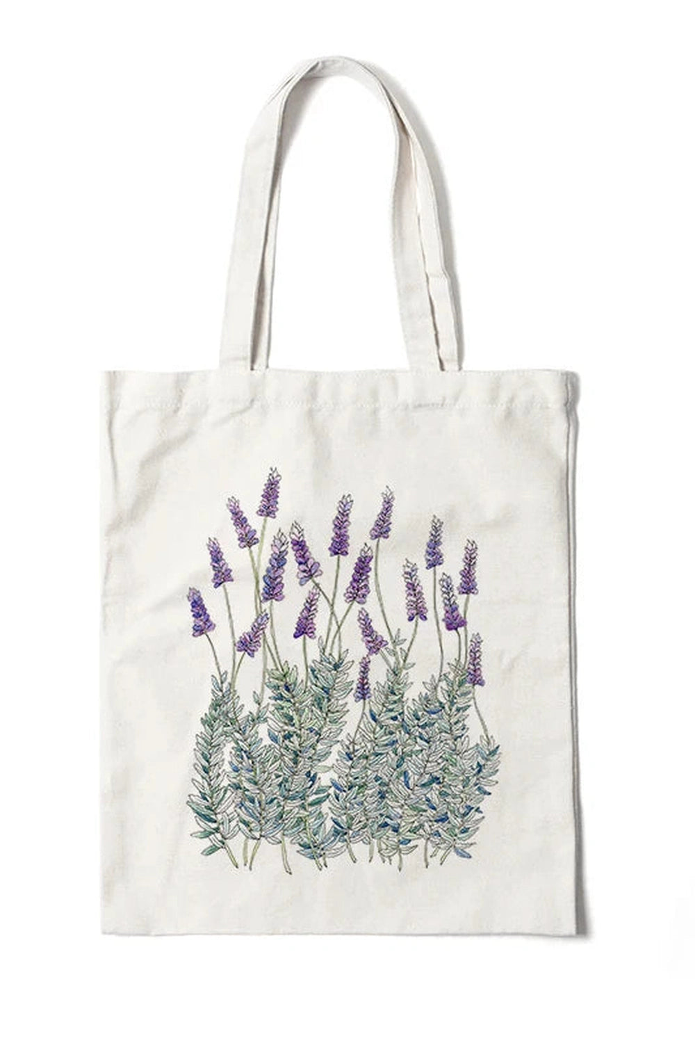 Floral Canvas Tote Bag