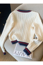 Vintage Cable Knit Fall Cardigan