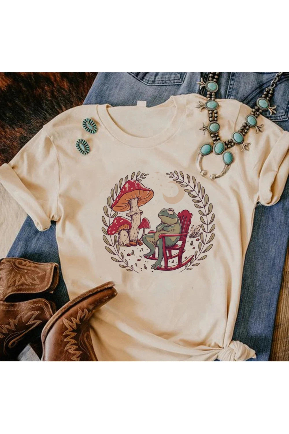 Goblincore Harajuku T-Shirt cottagecoreclothes