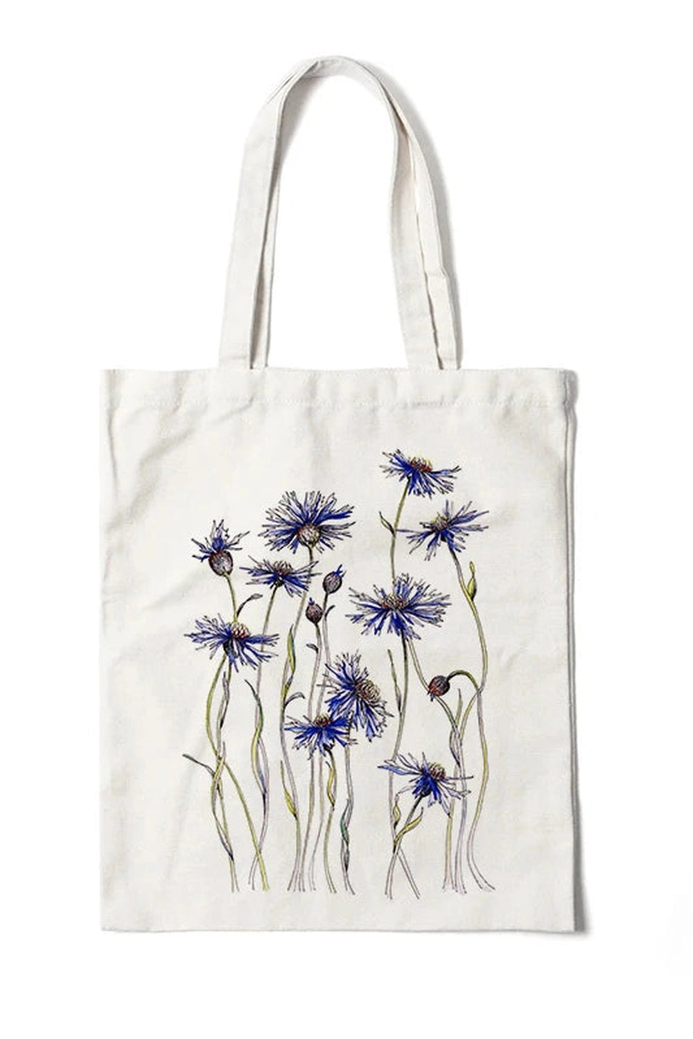 Floral Canvas Tote Bag