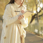 Knitted Cape Shawl Poncho