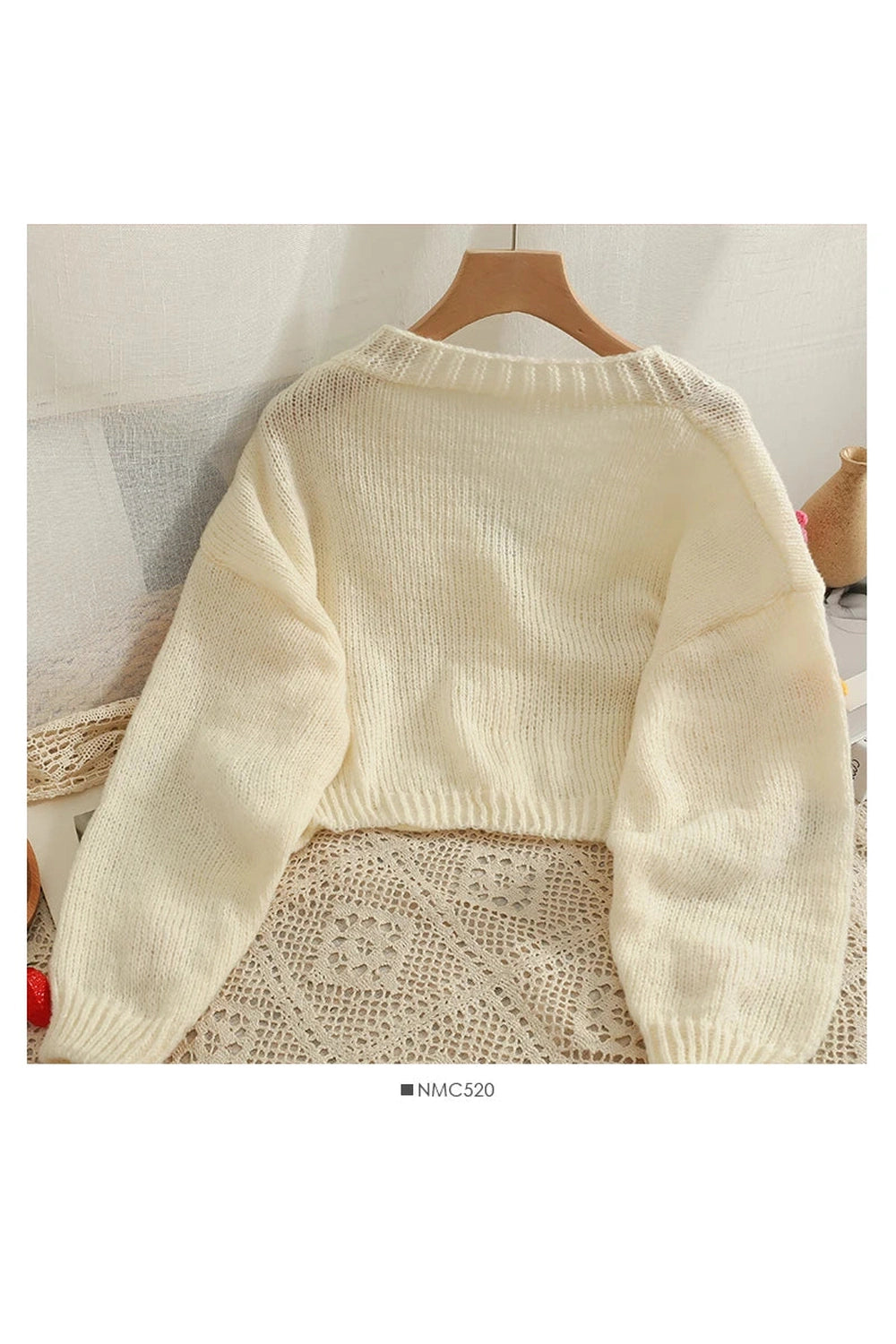 Blossom Sprinkle Crop Fall Cardigan cottagecoreclothes