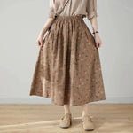 Floral Printed Long Skirt