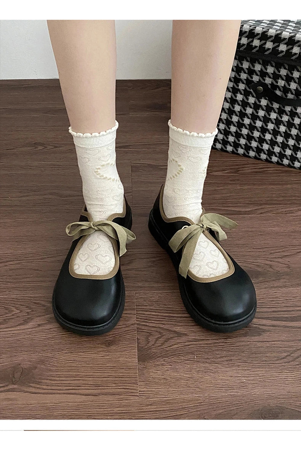 Olive Shoes Mary Jane Flats cottagecoreclothes