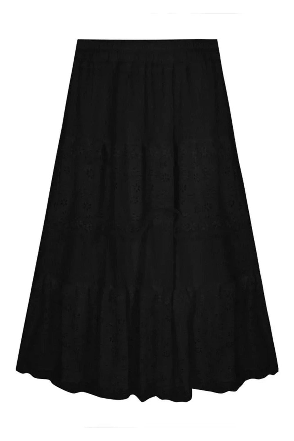 Dark Cottagecore Hollow Out Long Skirt cottagecoreclothes