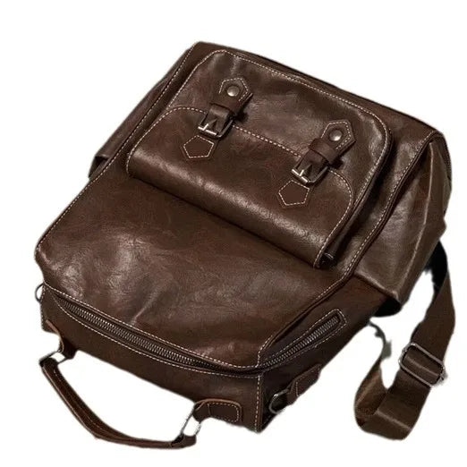 Vintage Wanderer Leather Backpack