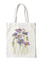 Floral Canvas Tote Bag