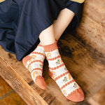 Mori Girl Cozy Nature Print Socks