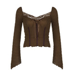 Fairy Grunge Square Neck Top