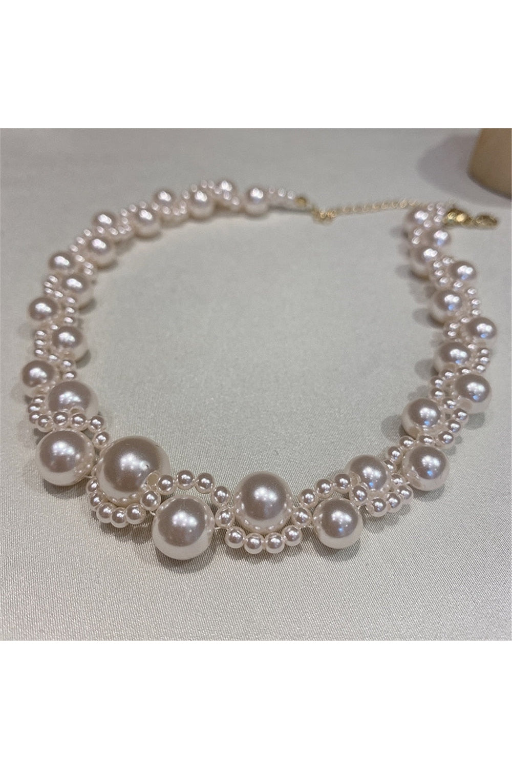 Fairy Three-layer Pearl Collar Choker