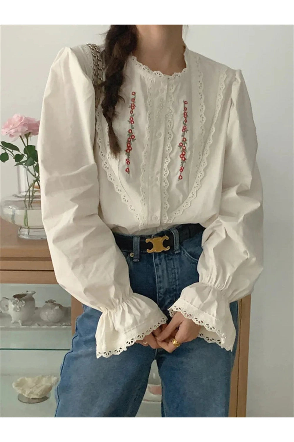 Bohemian Rhapsody Embroidered Blouse