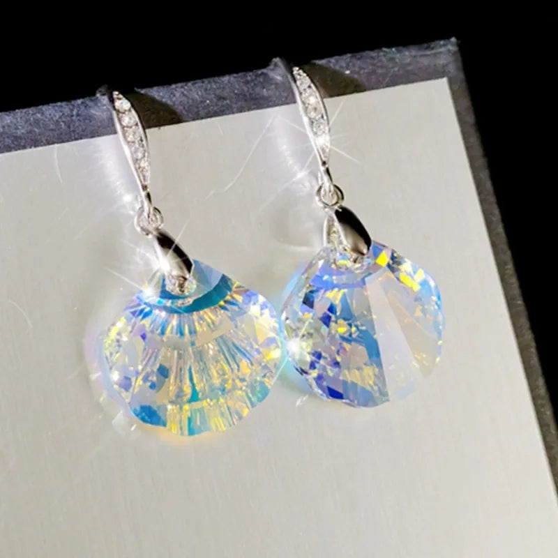 Crystal Tide Drop Earrings