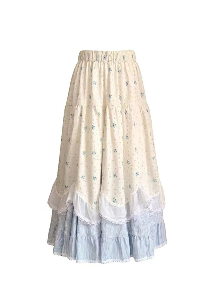 Cottagecore Ruffle Skirt
