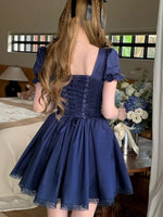 Dark Blue Gothic Princess Dress