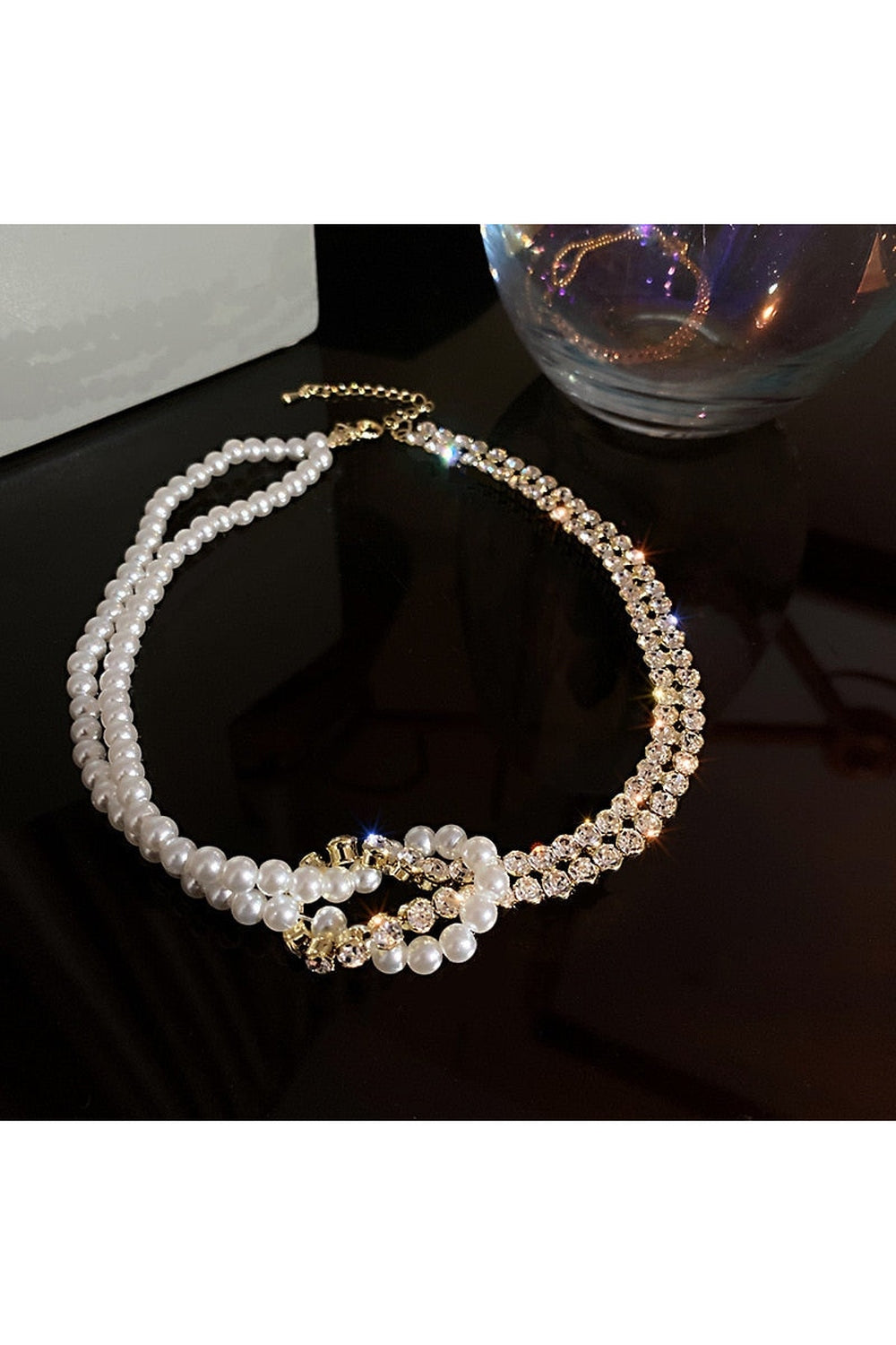 Fairy Three-layer Pearl Collar Choker