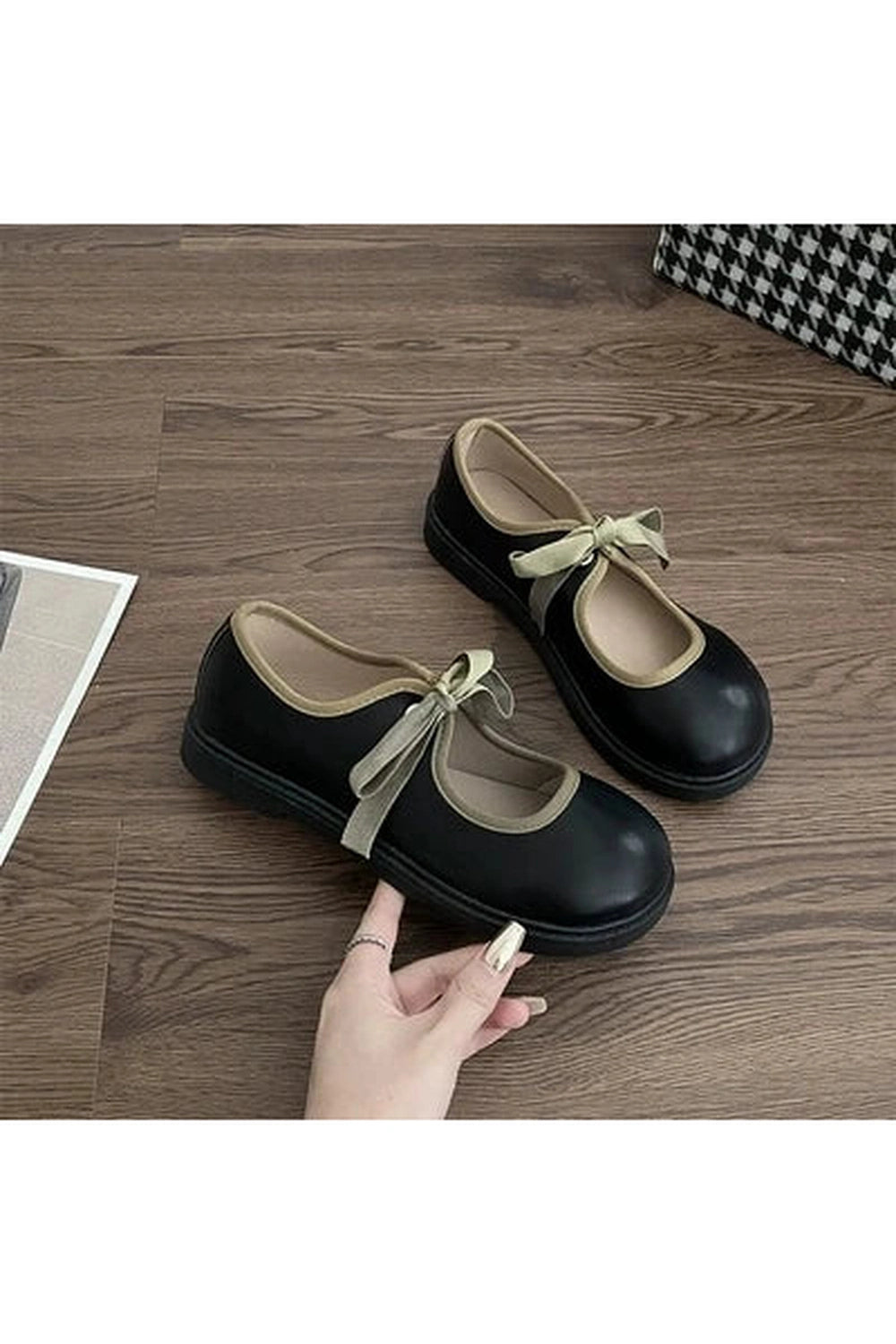 Olive Shoes Mary Jane Flats