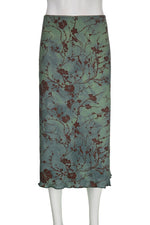 Goblincore Tie Dye Long Skirt