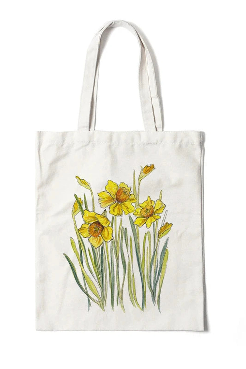 Floral Canvas Tote Bag