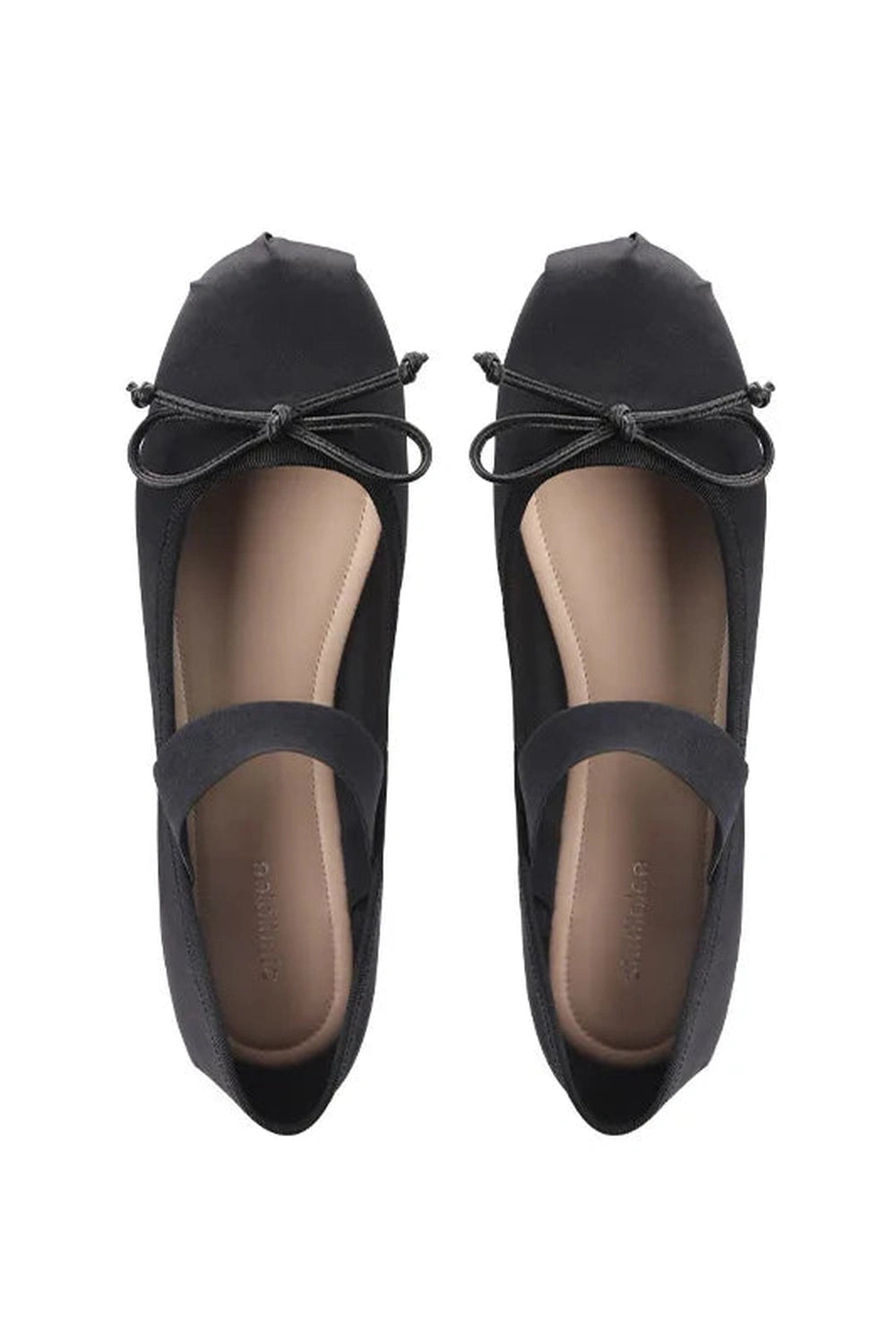 Bow Satin Flats Shoes