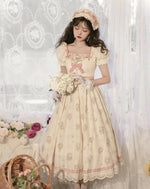 Vintage Blossom Princess Empire Waist Dress