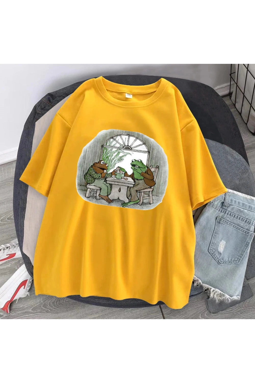 Frog Friends Tea Party T-shirt cottagecoreclothes