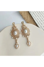 Vintage Baroque Pearl Earrings