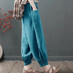 Linen Breeze Ankle Pants