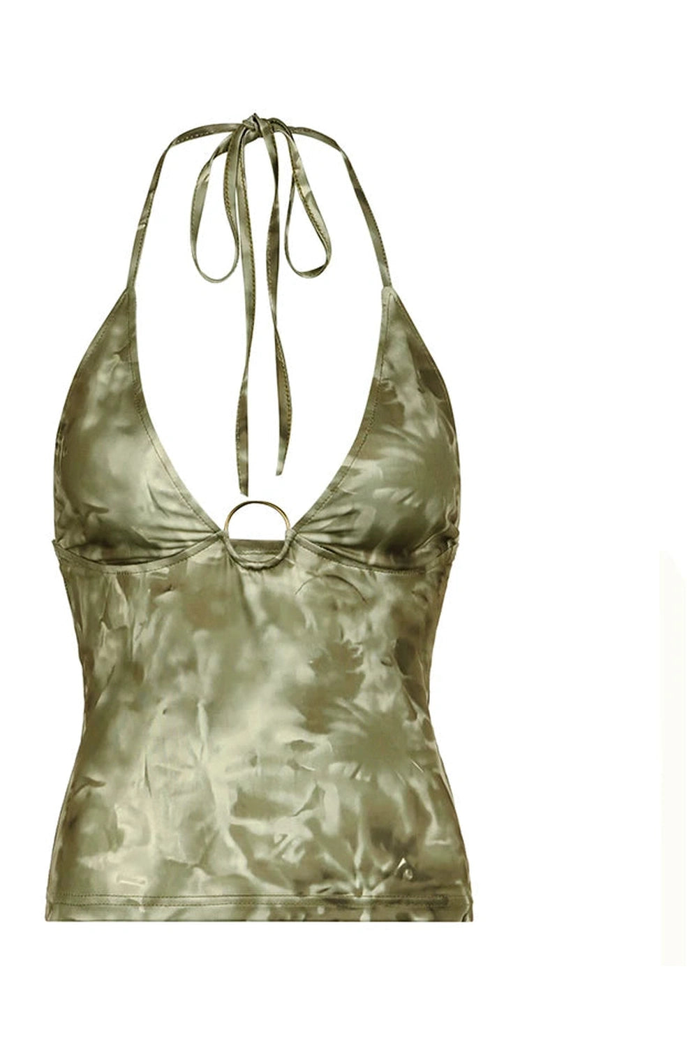Tie Dye Halter Camisole Top cottagecoreclothes