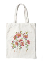 Floral Canvas Tote Bag