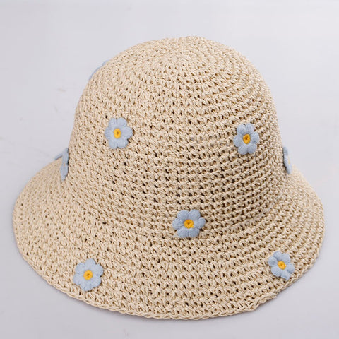 Sombrero de paja de lujo de pescador Cottagecore 