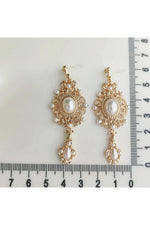 Vintage Baroque Pearl Earrings