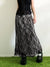Noir Elegance Lace Maxi Skirt