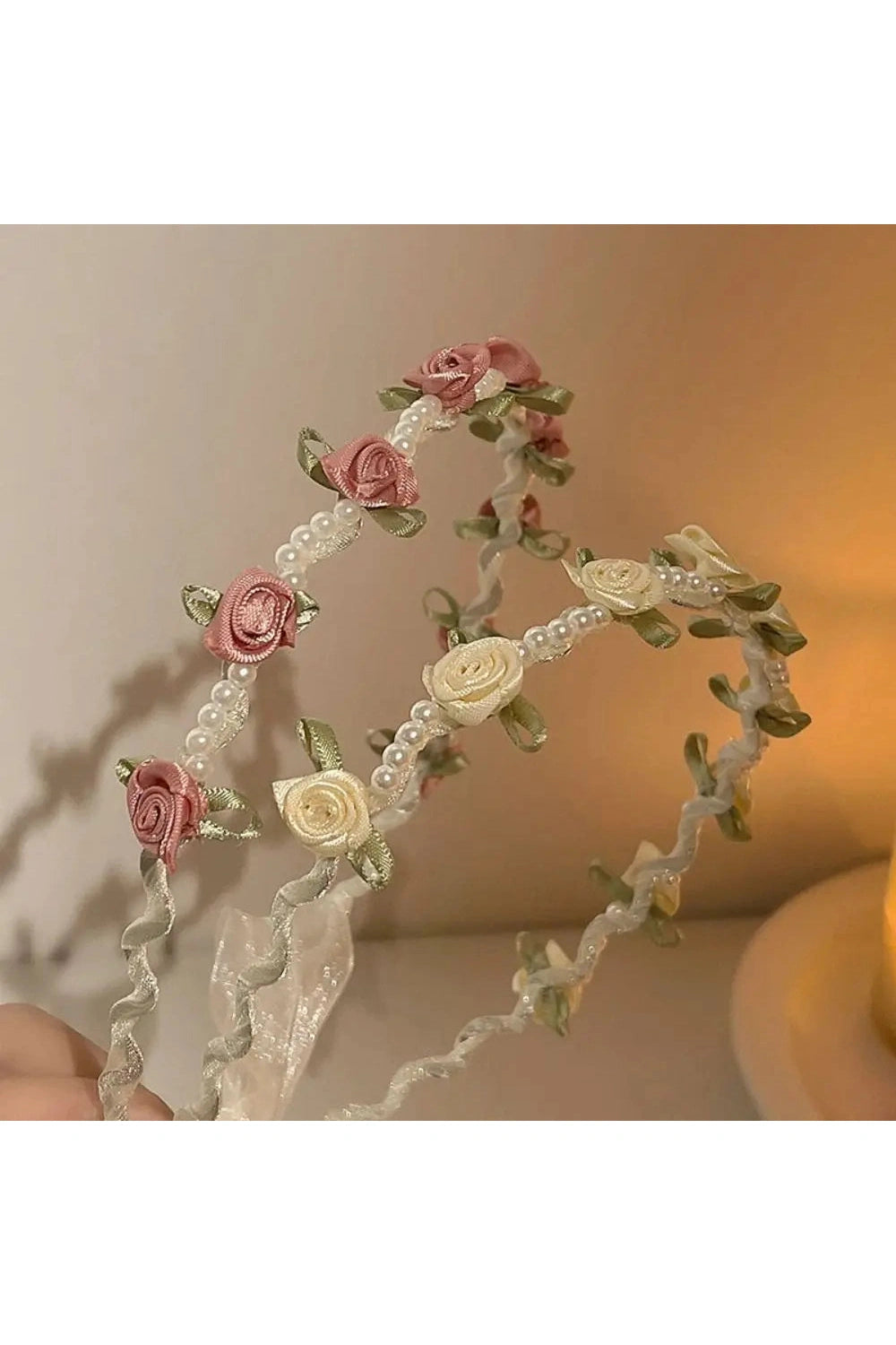 Pearl Bridal Flower Headband