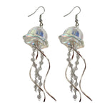 Mermaidcore Jellyfish Dangle Waterfall Earrings