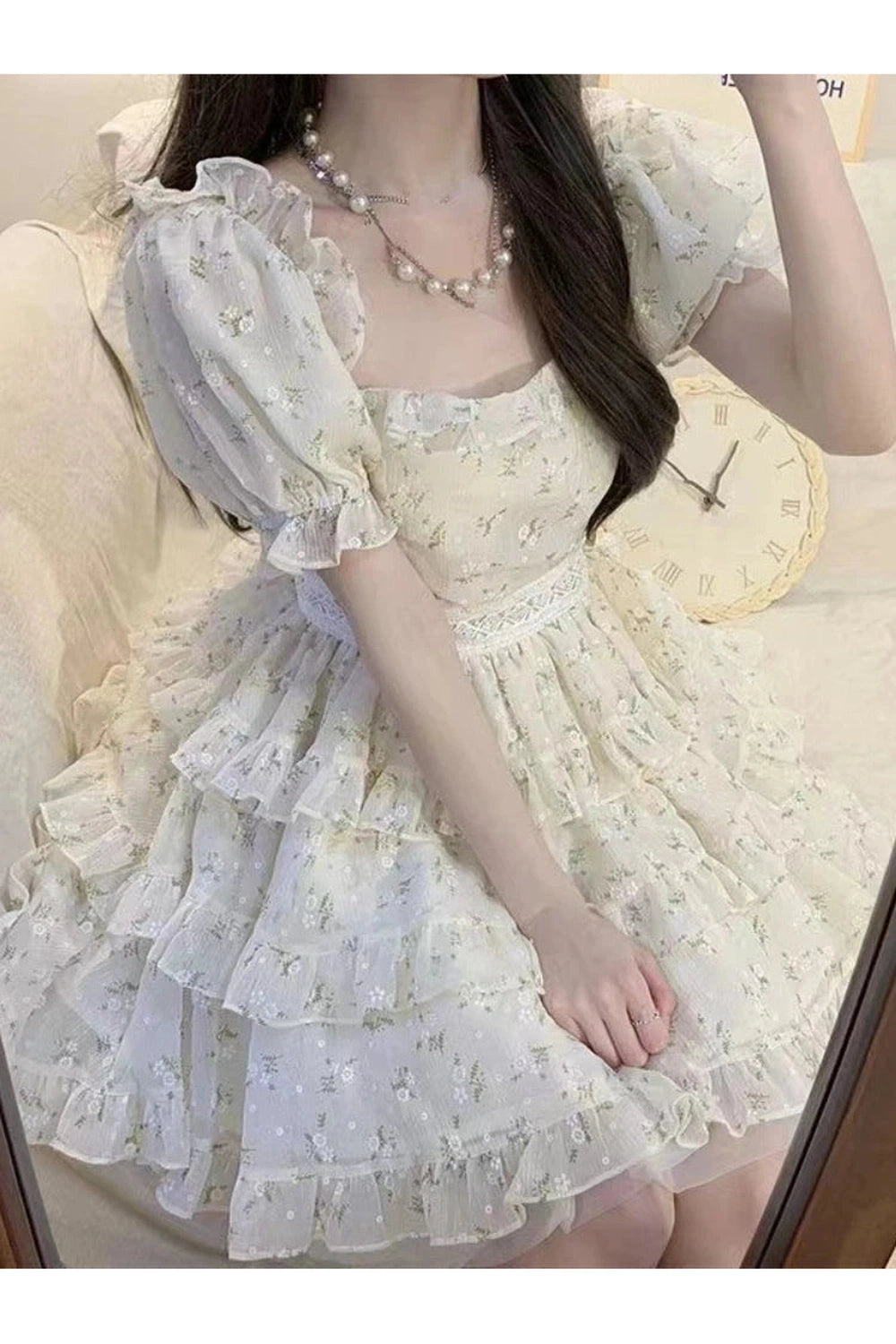 Country Elegance Tiered Dress