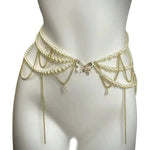 Fairycore Dangling Beaded Belly Chain