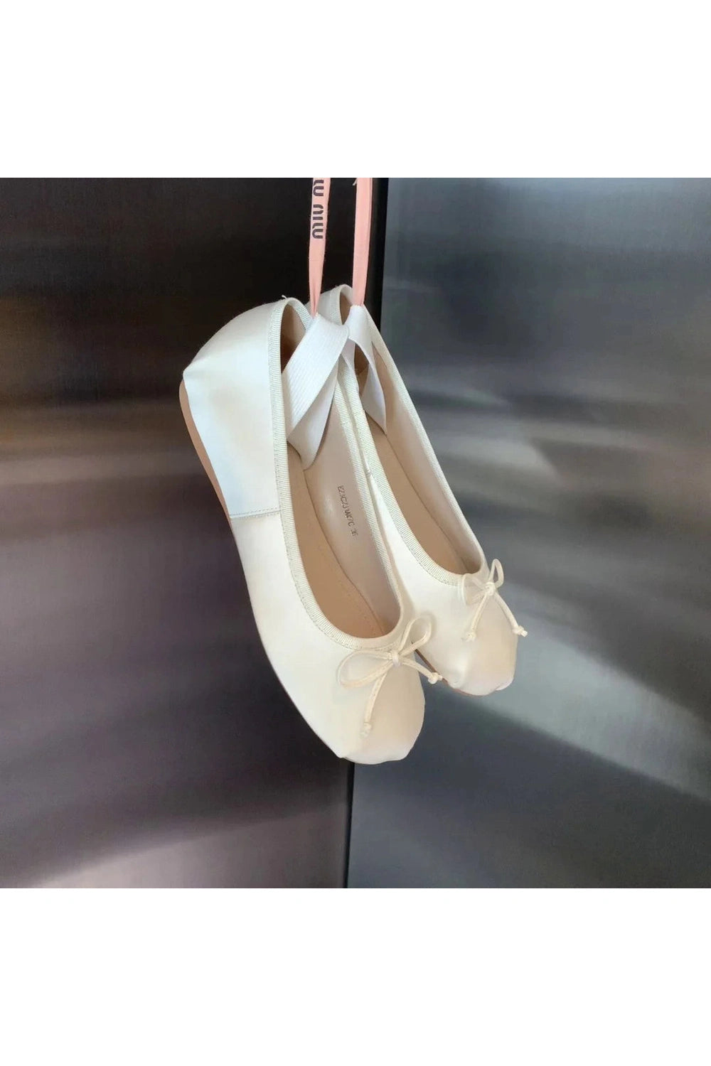 Bow Satin Flats Shoes cottagecoreclothes