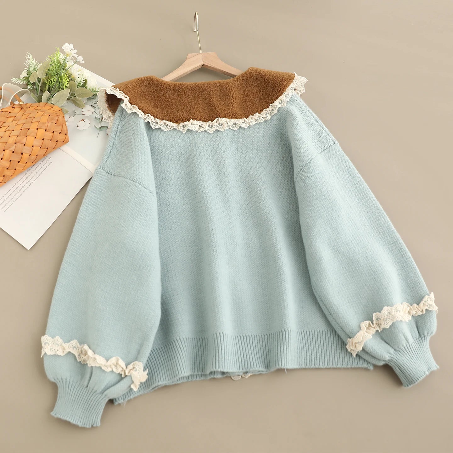Cottagecore Garden Embroidered Cardigan