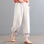 Dark Cottagecore Solid Color Harem Pants