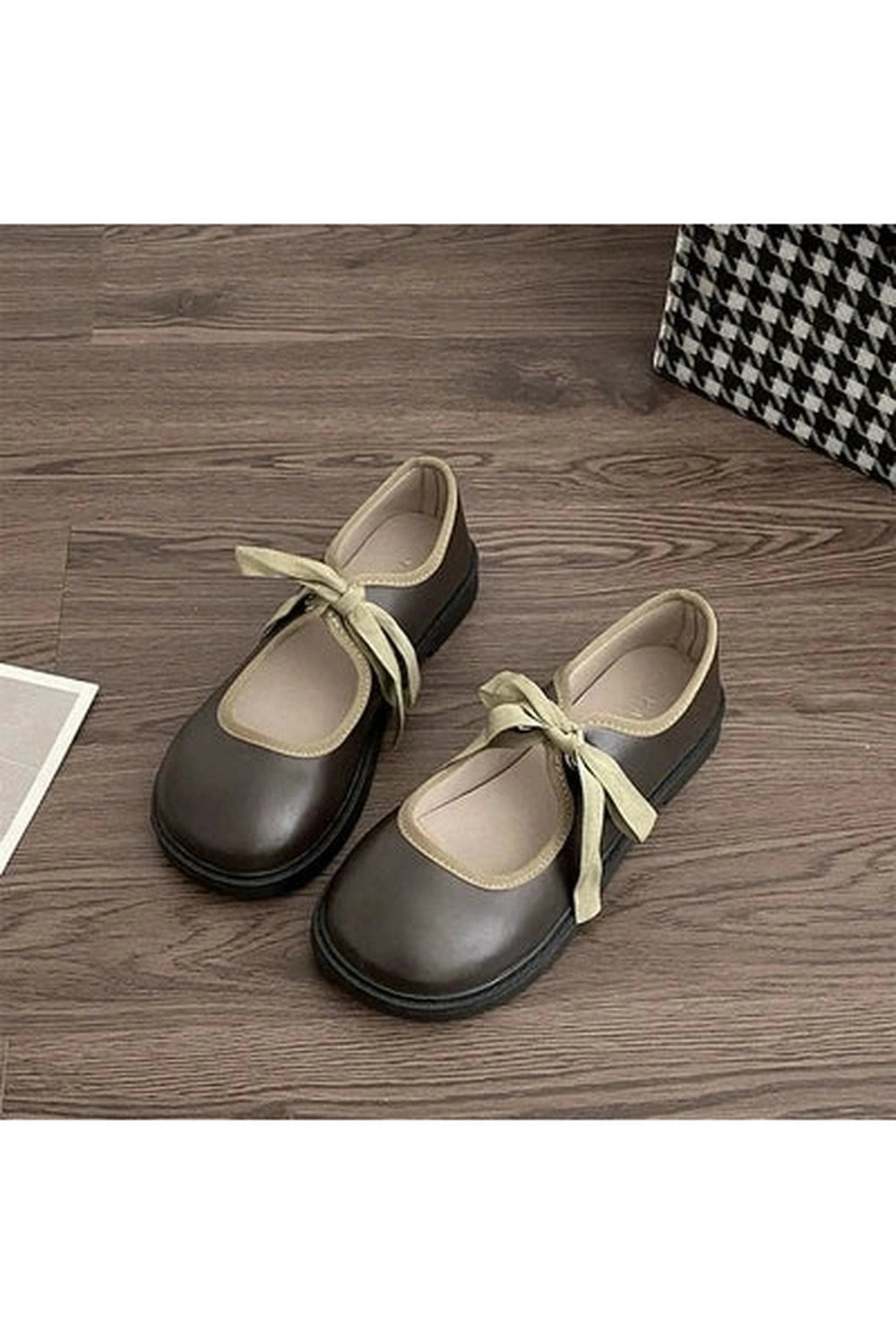 Olive Shoes Mary Jane Flats