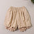 Cottagecore Style Solid Color Casual Shorts