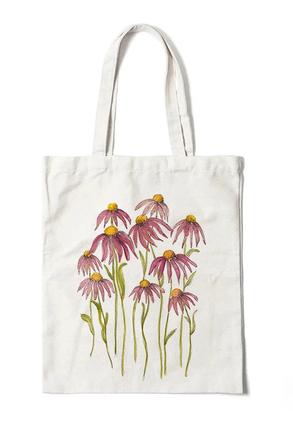 Floral Canvas Tote Bag