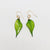 Goblincore Resin Tree Leaf Earrings