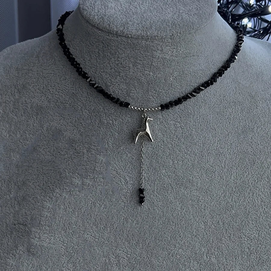 Fairycore Heart Tassel Necklace