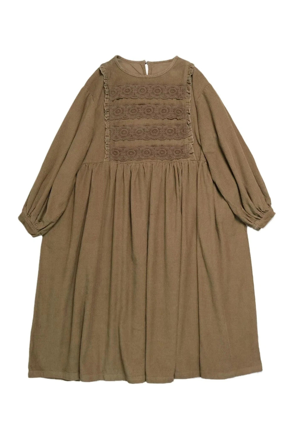 Mori Ruffled Corduroy Dress cottagecoreclothes