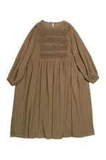 Mori Ruffled Corduroy Dress